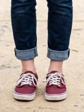 Vans Atwood Low Top Burgundy Sneakers